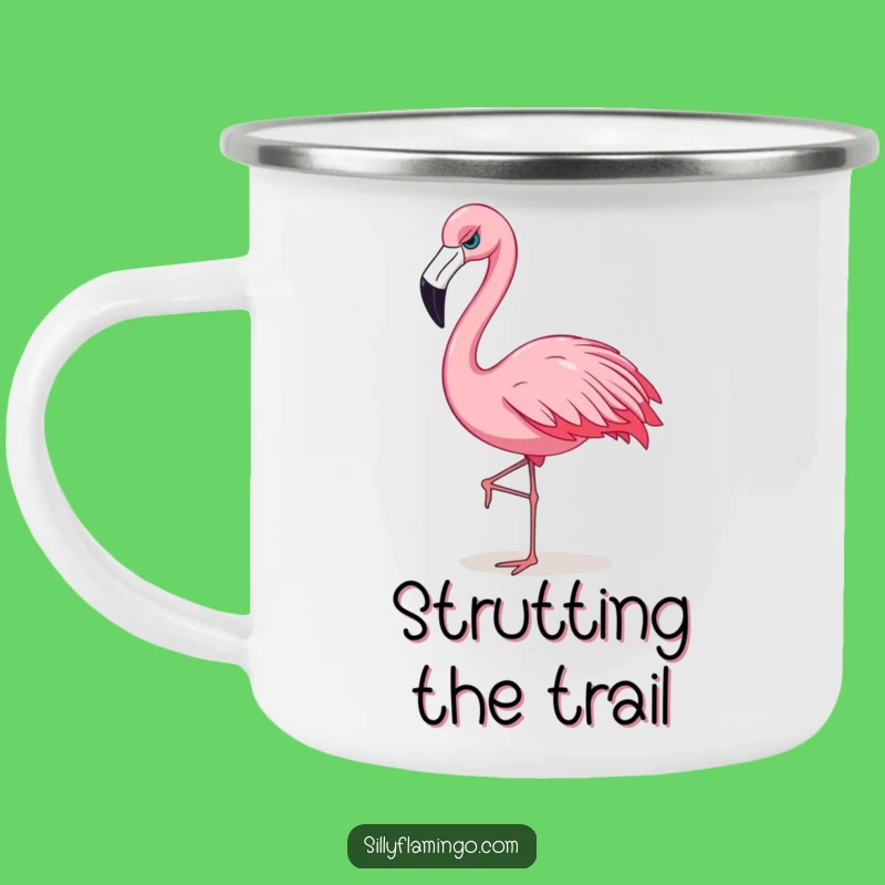 Funny Flamingo Sassy Camping Mug: Confident Outdoors, Great Funny Gift