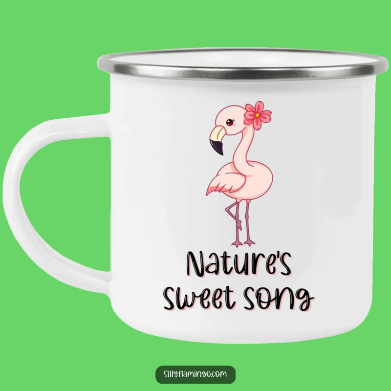 Happy Flamingo Camping Mug: Sunny Days, Outdoor Hilarious Gift for Cheerful Campers