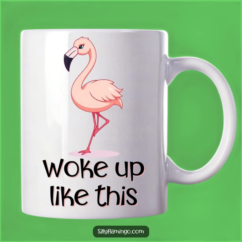 Funny Flamingo Dance Mug: Silly Beak Moves, Exaggerated Dance, Hilarious Gift