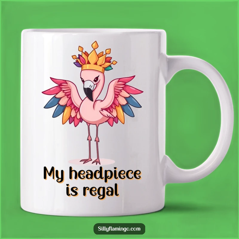 Funny Flamingo Crown Balance Mug: A Hilarious Gift Idea for Feathered Friends