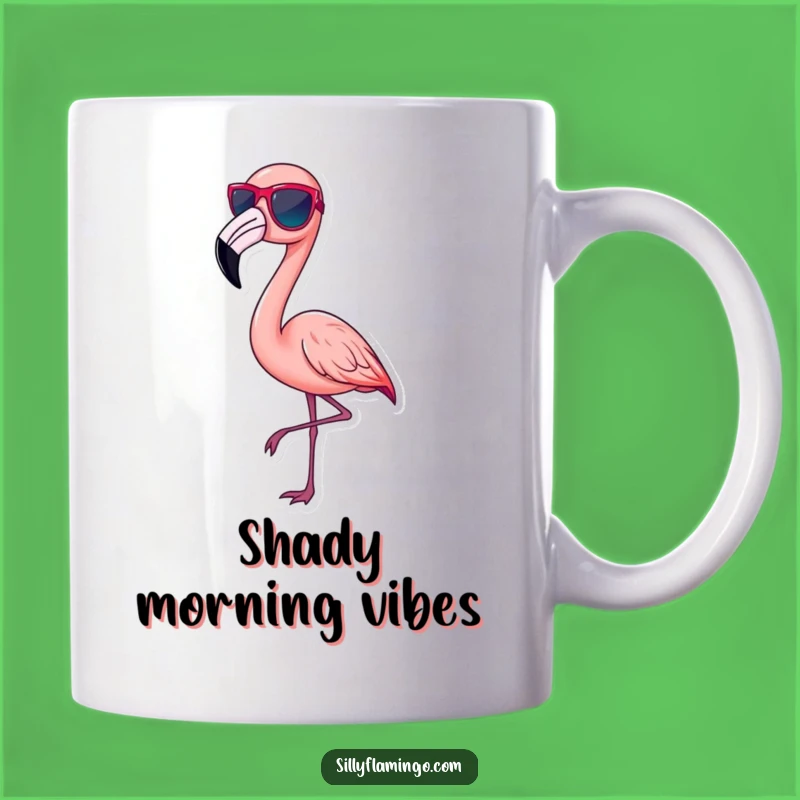 Funny Flamingo Mug - Chic Pose Design, Hilarious Fashionable Bird Gift