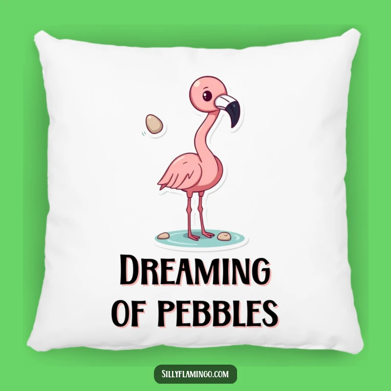 Cozy Funny Flamingo Pillow - Snuggle Up with Pink Bird Fun, Perfect Accent Gift!