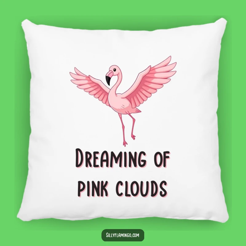 Funny Flamingo Pillow: Cozy Comfort with a Proud Bird Soaring, Decorative Funny Gift