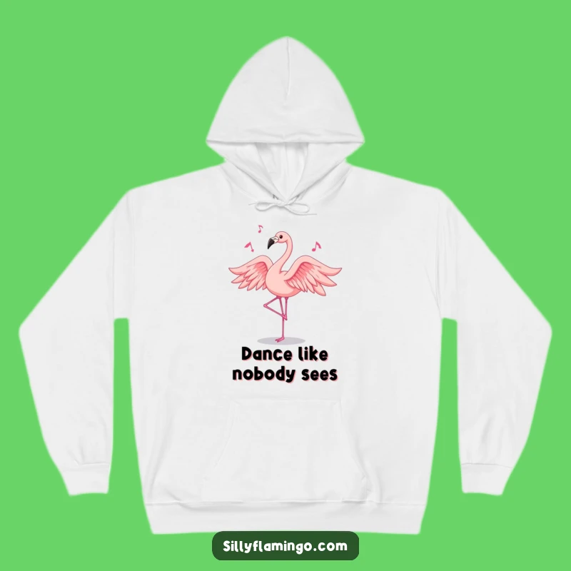 Funny Dancing Flamingo Hoodie: Cozy Pink Feather Dancer Sweatshirt, Perfect Gift