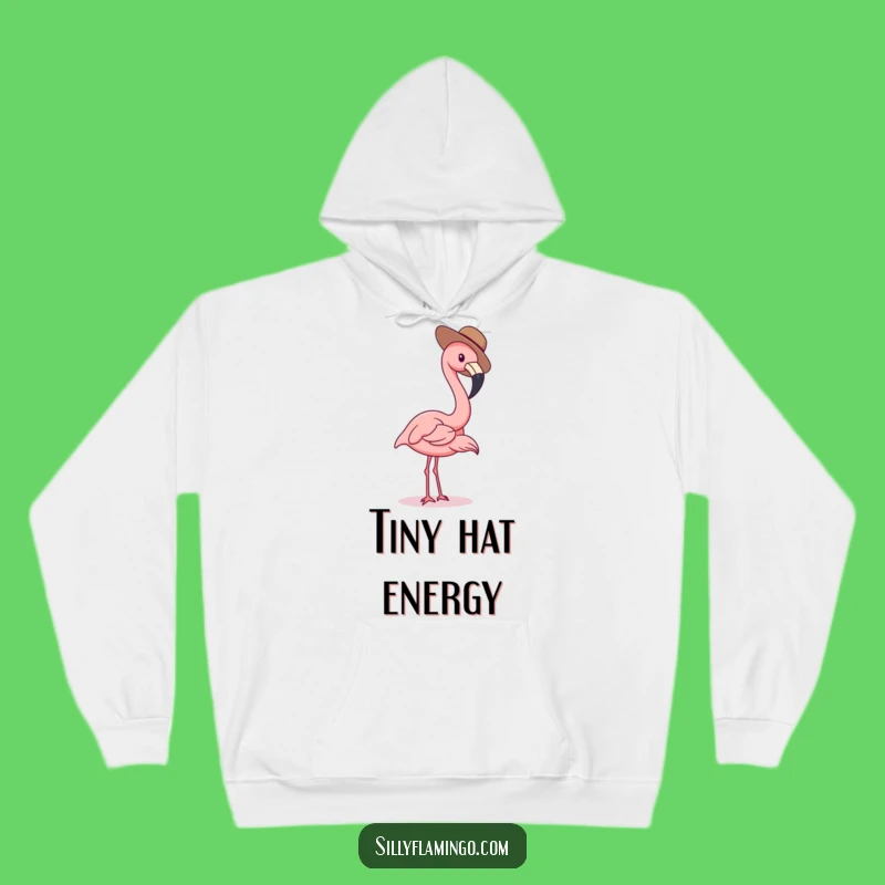 Cozy Playful Flamingo Hoodie: Hat Style, Warm and Hilarious Gift