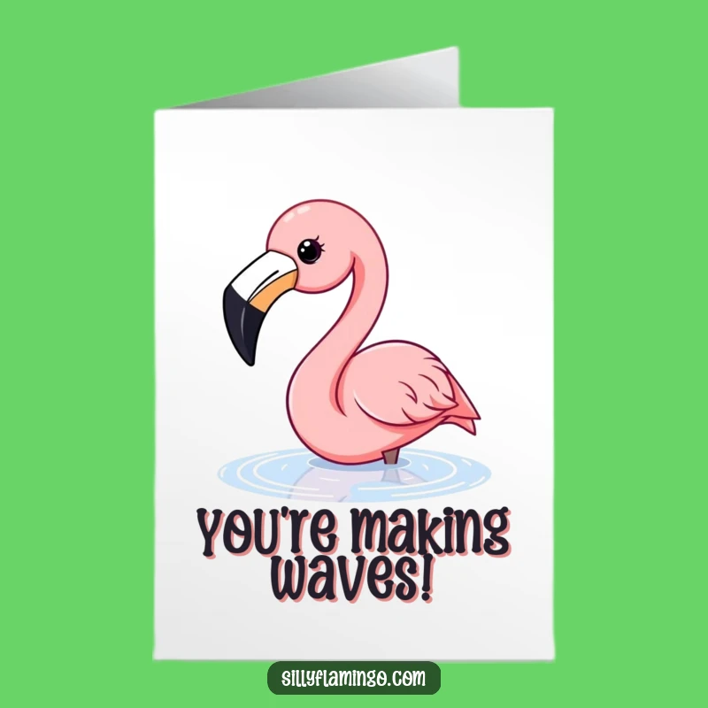 Free Printable Flamingo Congrats Card - Refreshing Downloadable Gift for Celebrations