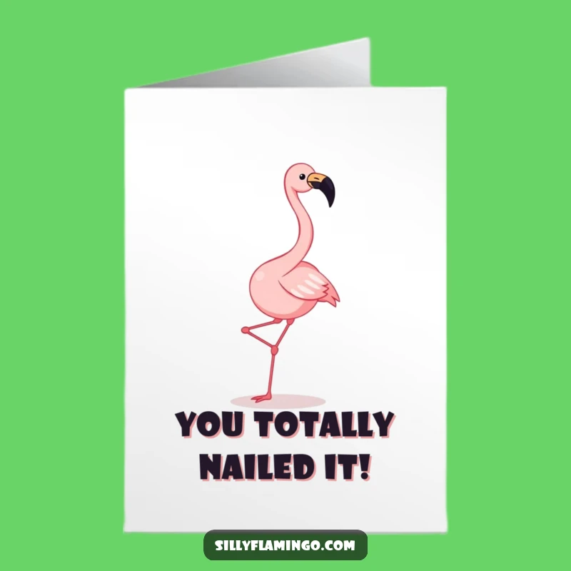 Free Printable Flamingo Congrats Card - Hilarious Downloadable Gift for Any Occasion