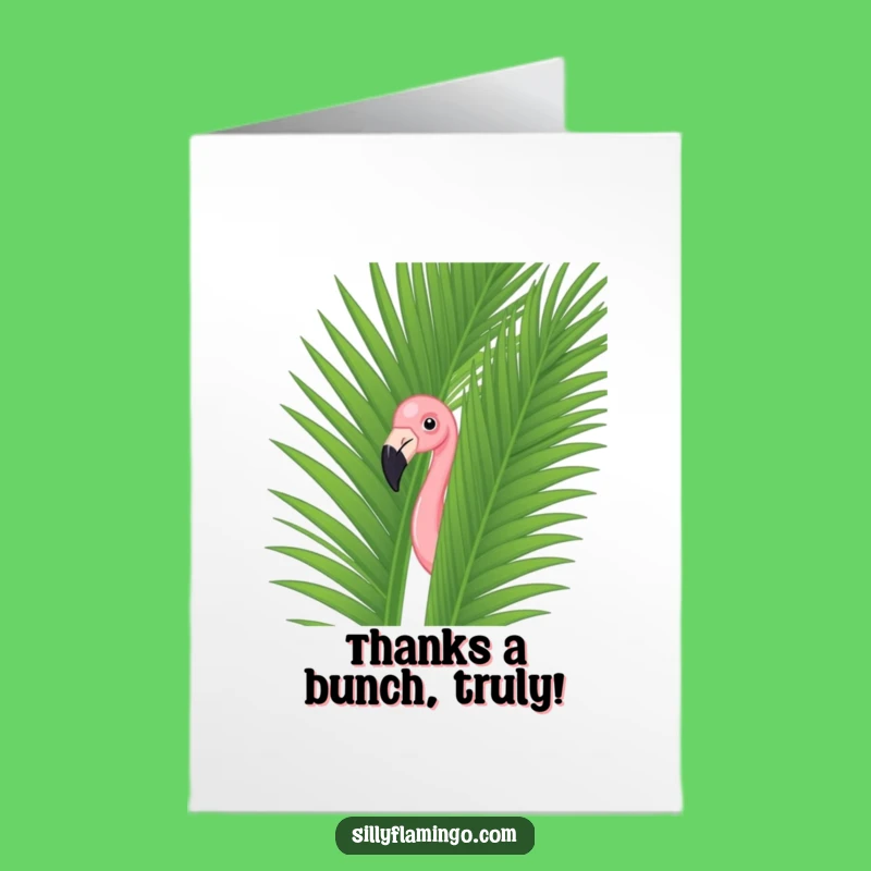 Free Printable Flamingo Thank You Card: Quirky Tropical Gratitude for a Great Gesture
