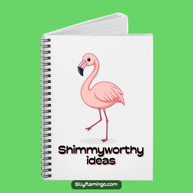 Funny Flamingo Shimmy Notebook: Dancing Bird Journal, Hilarious Writing Gift