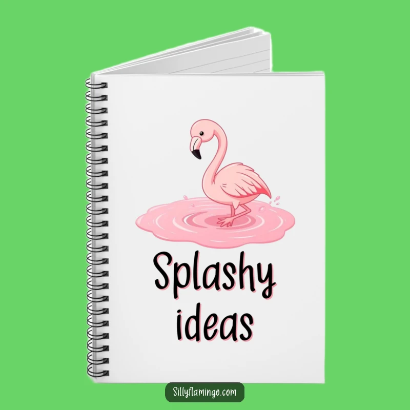 Funny Flamingo Splash Notebook: Playful Journaling, Ideal Funny Gift