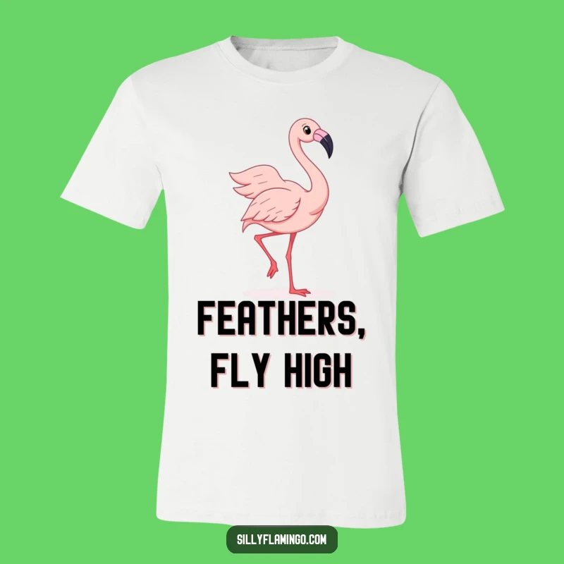 Funny Flamingo T-Shirt - Silly Wiggle Dance, Joyful Bird Tee, Fun Fashion Gift