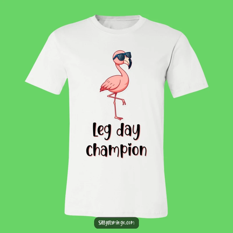 Funny Flamingo T-Shirt: Sunglasses Dancer, Hilarious Gift for Feathered Friends