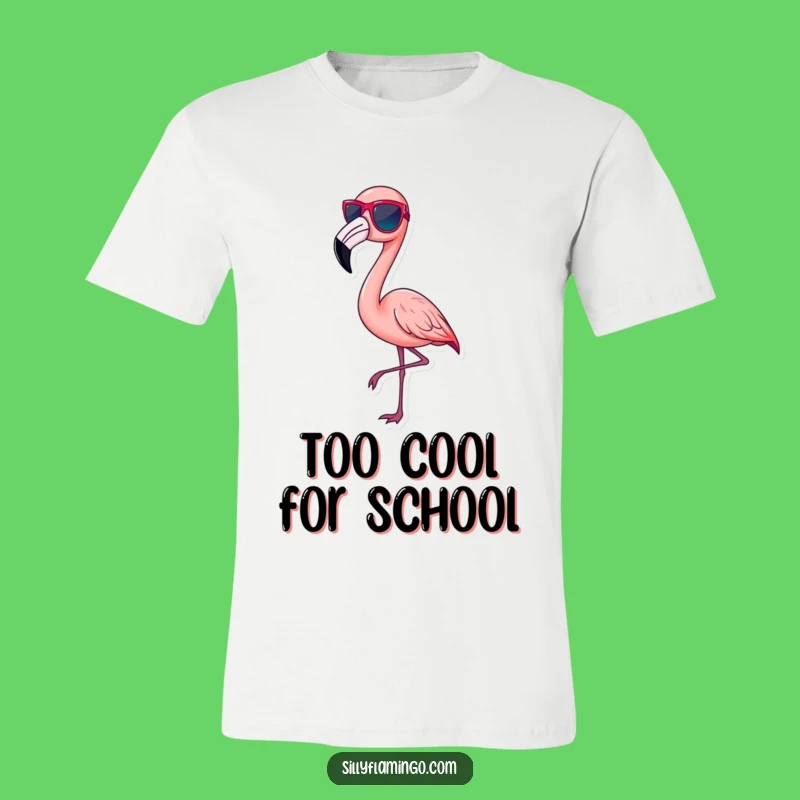 Funny Flamingo T-Shirt - Chic Pose Design, Hilarious Stylish Bird Gift