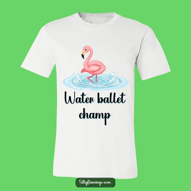 Funny Flamingo Pool Party T-Shirt: Hilarious Water Bird Graphic Tee, Perfect Gift