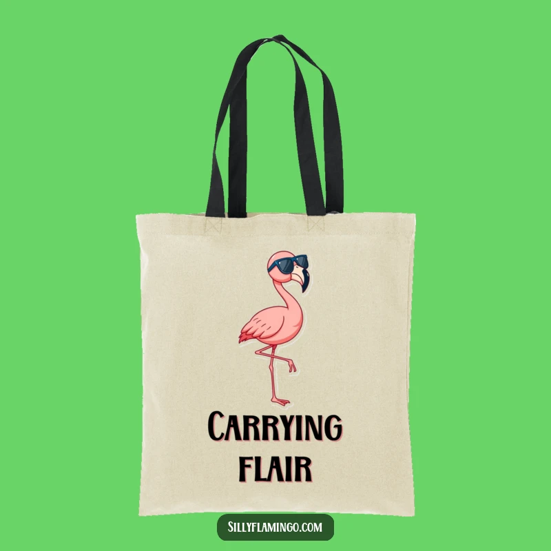Funny Flamingo Tote Bag: Cool Dancer, Stylish and Hilarious Carry-All Gift
